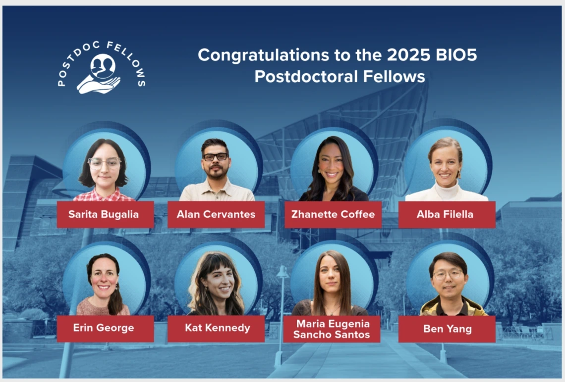 2025 BIO5 Postdoctoral Fellows